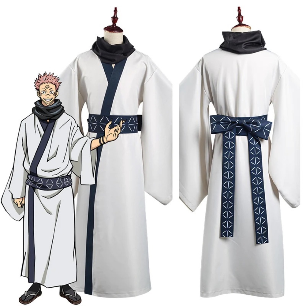 Jujutsu Kaisen Sukuna Ryoume Kimono Halloween Suit Cosplay Costume